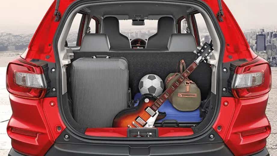 boot space view of a Maruti Suzuki S-Presso