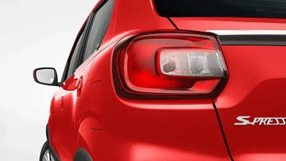 Rear left tail light view of a Maruti Suzuki S-Presso