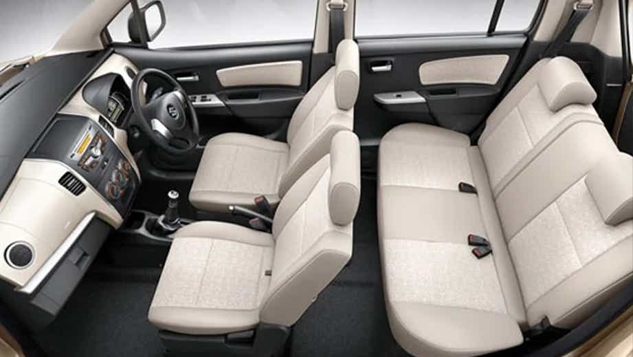 interior view of a Maruti Suzuki Wagon R tour