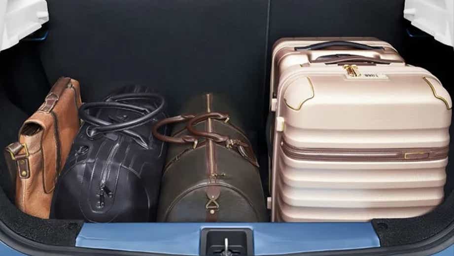 boot space view of a Maruti Suzuki Wagon R tour