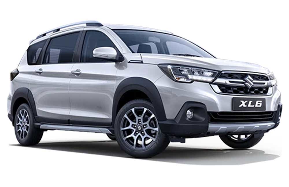 front three-quarter view of a Maruti Suzuki XL6