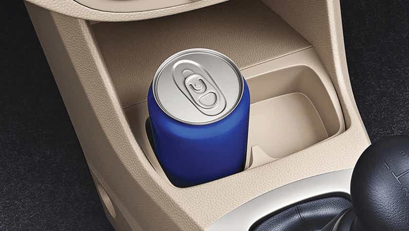 center console cup holder of a Maruti Suzuki Alto Tour