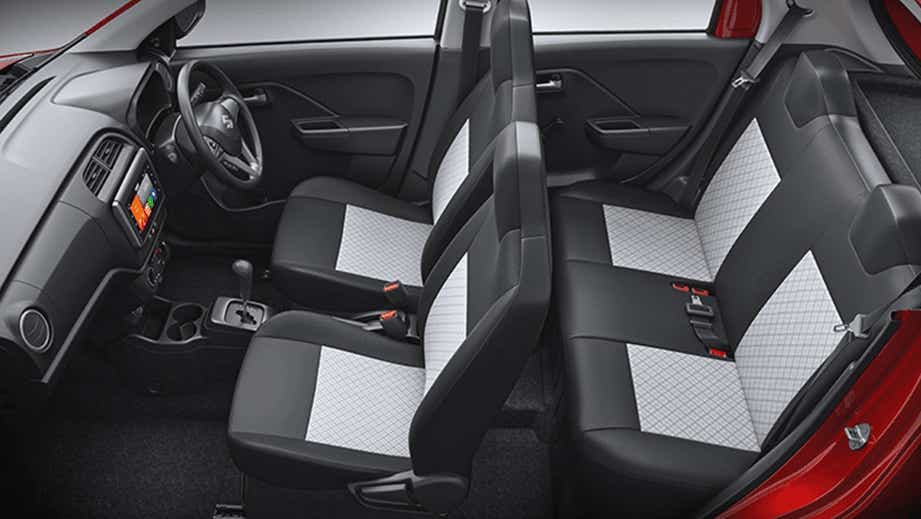 interior seating view of a Maruti Suzuki Alto K10