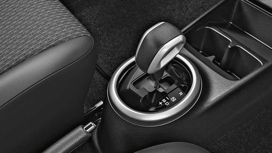 Interior gear shifter of a Maruti Suzuki Celerio