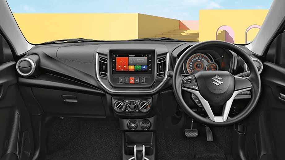 interior dashboard of a Maruti Suzuki Celerio