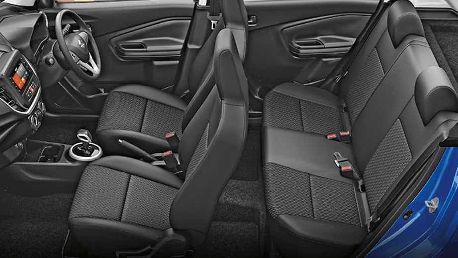 interior side view of a Maruti Suzuki Celerio