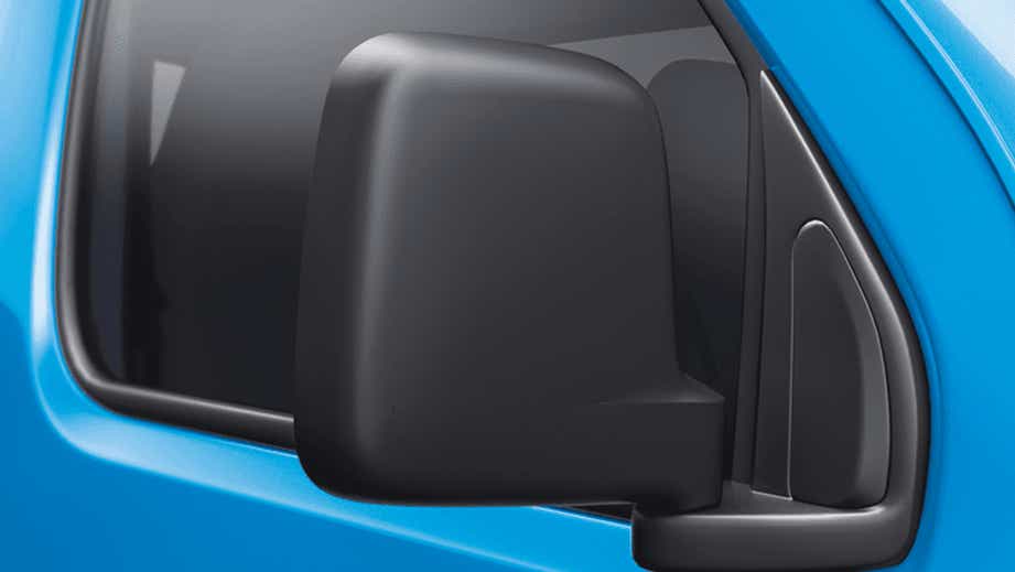 Side mirror close-up of a Maruti Suzuki Eeco