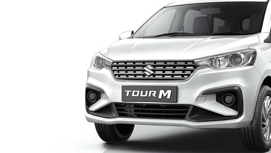 front view of a Maruti Suzuki Ertiga Tour