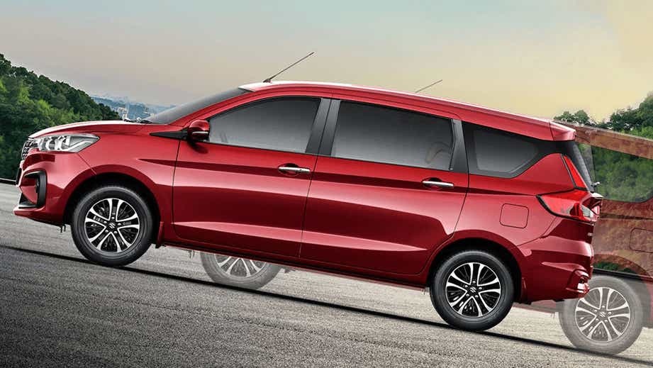 side view of a Maruti Suzuki Ertiga