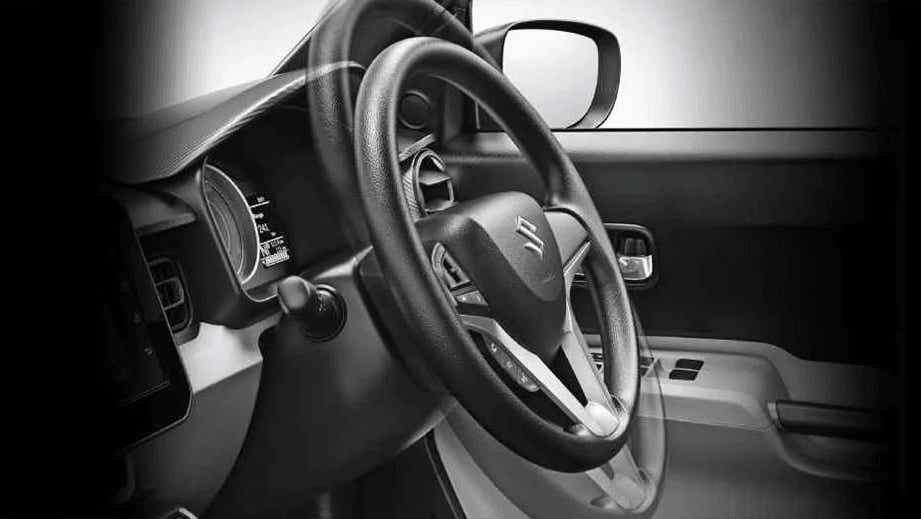 Interior dashboard view of a Maruti Suzuki Ignis