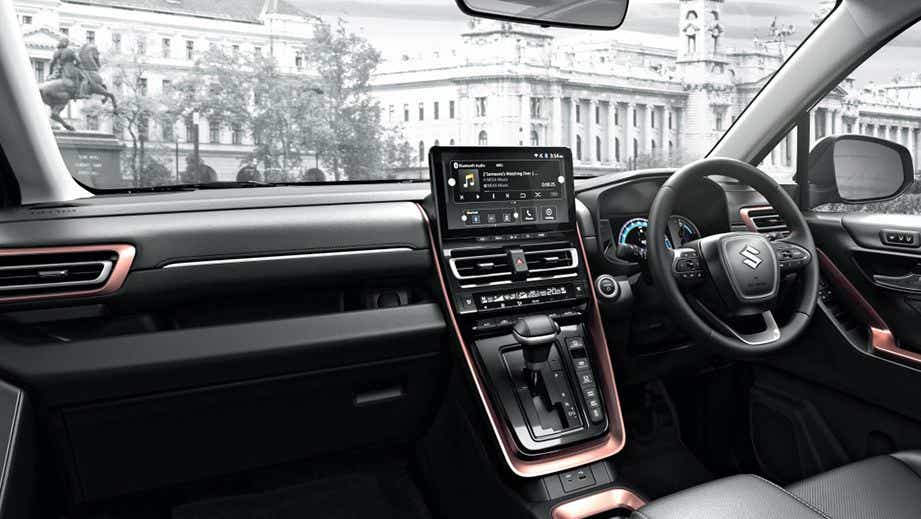 interior dashboard of a Maruti Suzuki Invicto
