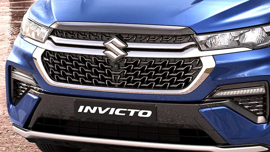 front grille view of a Maruti Suzuki Invicto