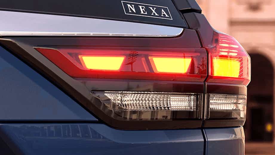 tail light close-up of a Maruti Suzuki Invicto