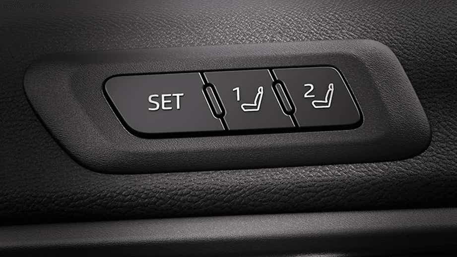 seat memory control panel of a Maruti Suzuki Invicto