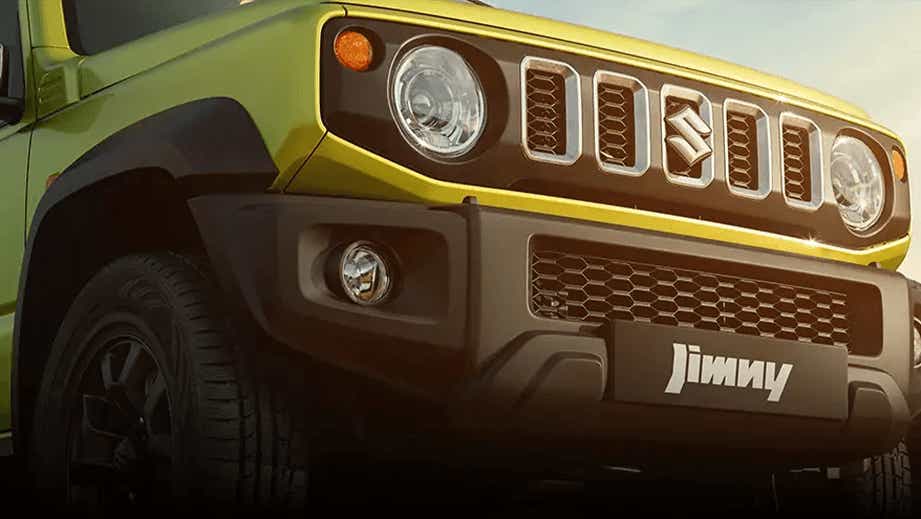 Front view of a Maruti Suzuki Jimny