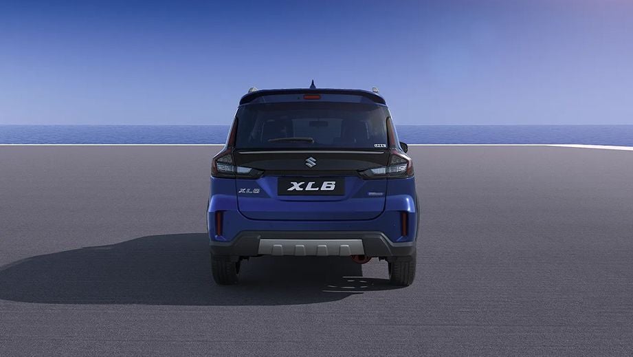 Rear view of a Maruti Suzuki XL6