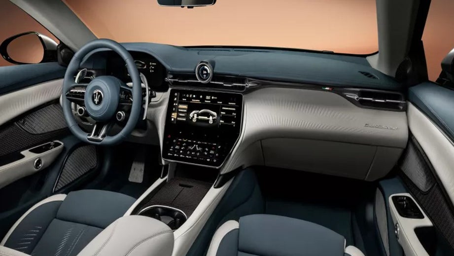 interior dashboard of a Maserati GranTurismo