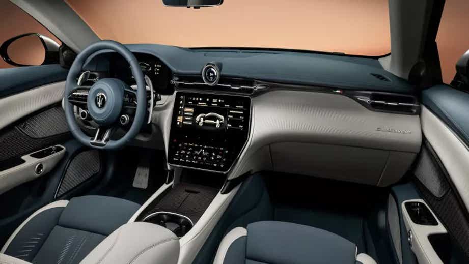 interior dashboard of a Maserati GranTurismo