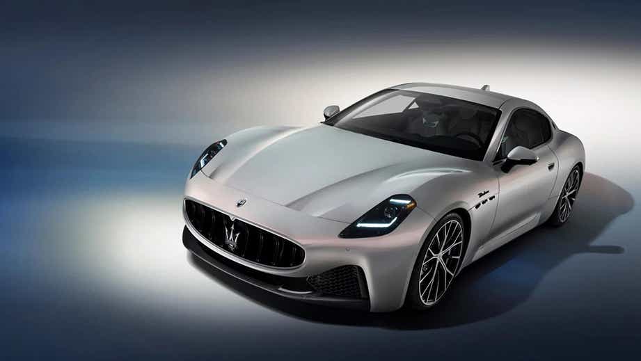 front three-quarter view of a Maserati GranTurismo