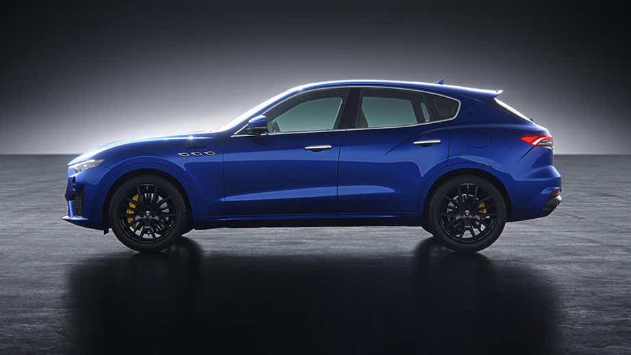 side view of a BLU Nobile Maserati Levante