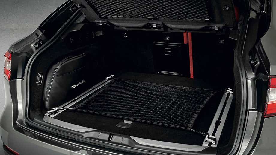 Boot space of a Maserati Levante