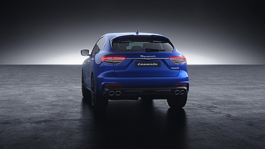 Rear view of a Maserati Levante