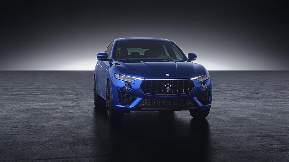 front view of a BLU Nobile Maserati Levante