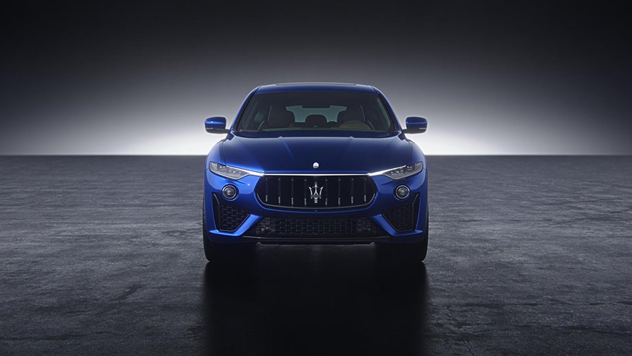 front view of a BLU Nobile Maserati Levante