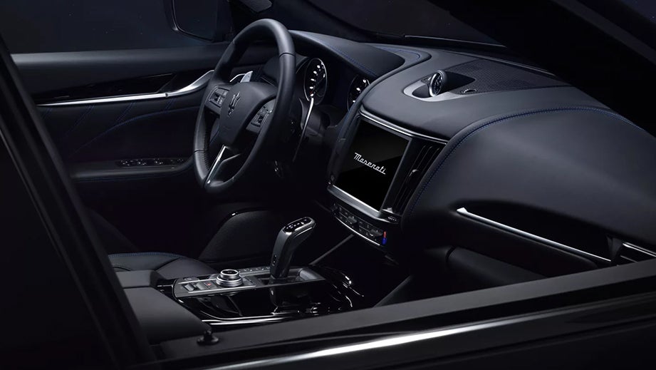 Interior dashboard of a Maserati Levante