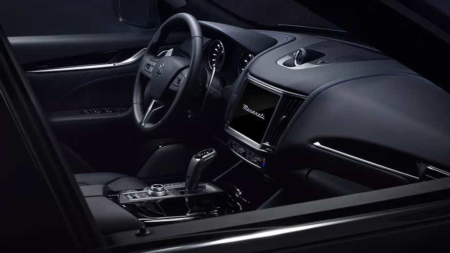 Interior dashboard of a Maserati Levante