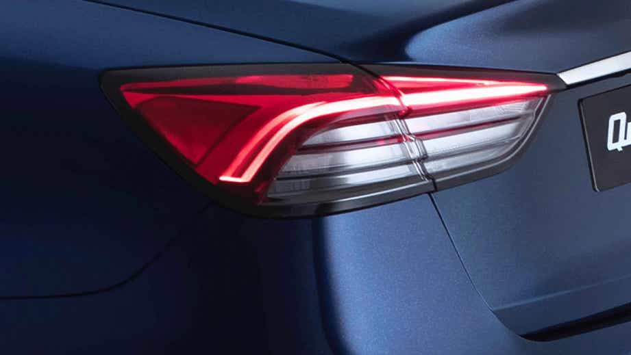 taillight close-up of a Maserati Quattroporte
