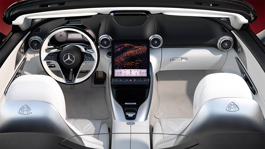 interior dashboard of a Mercedes-Benz Maybach SL 680