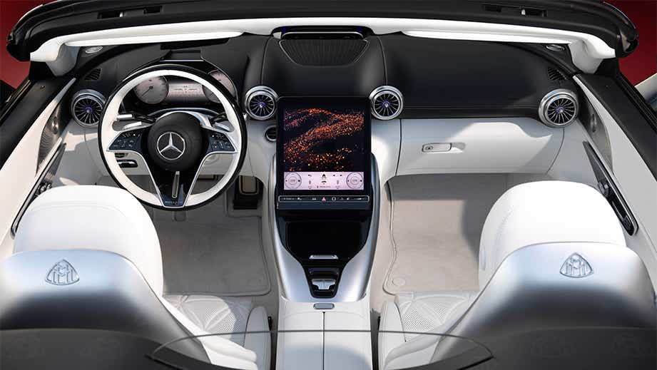 interior dashboard of a Mercedes-Benz Maybach SL 680