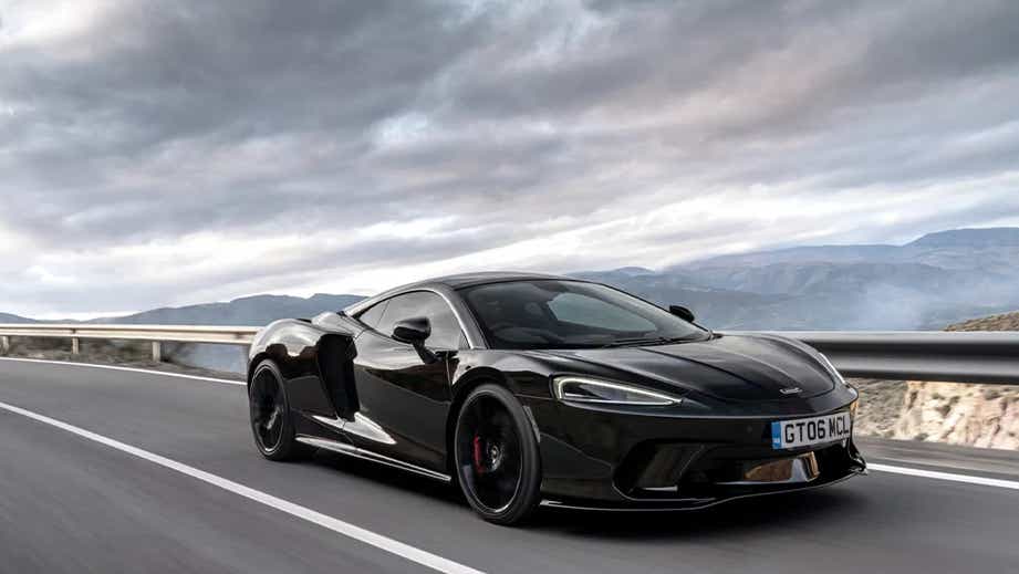 front three-quarter of a Mclaren GT