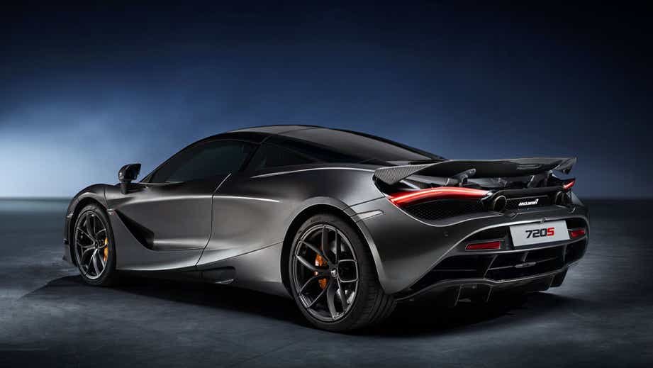 rear three-quarter of a Mclaren GT