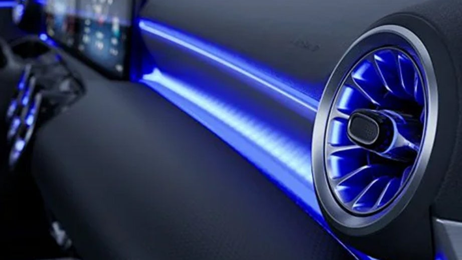 dashboard view of a Mercedes-Benz Amg A 45 S