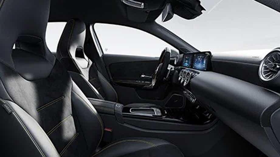 interior view of a Mercedes-Benz Amg A 45 S