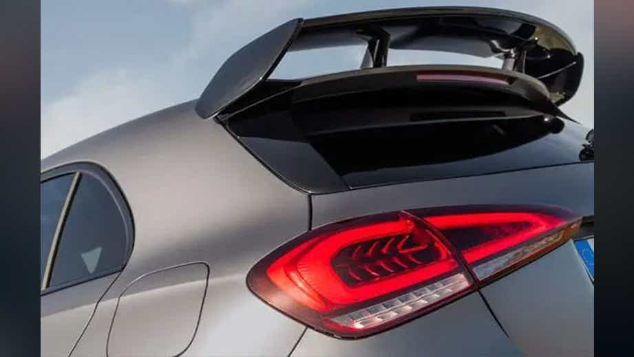 rear close-up of a Mercedes-Benz Amg A 45 S