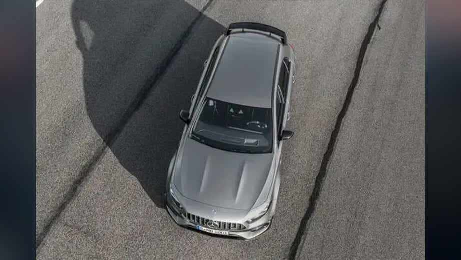 top view of a Mercedes-Benz Amg A 45 S