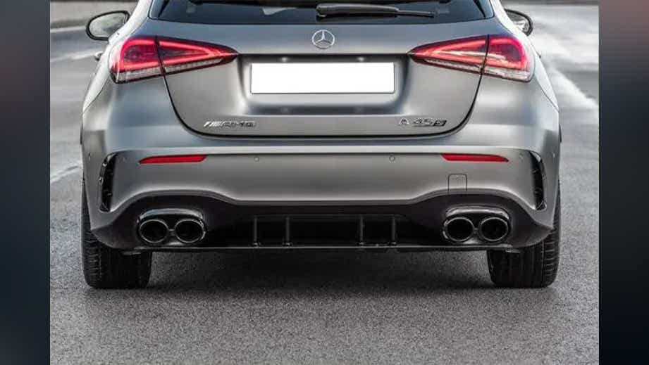 Rear view of a Mercedes-Benz Amg A 45 S