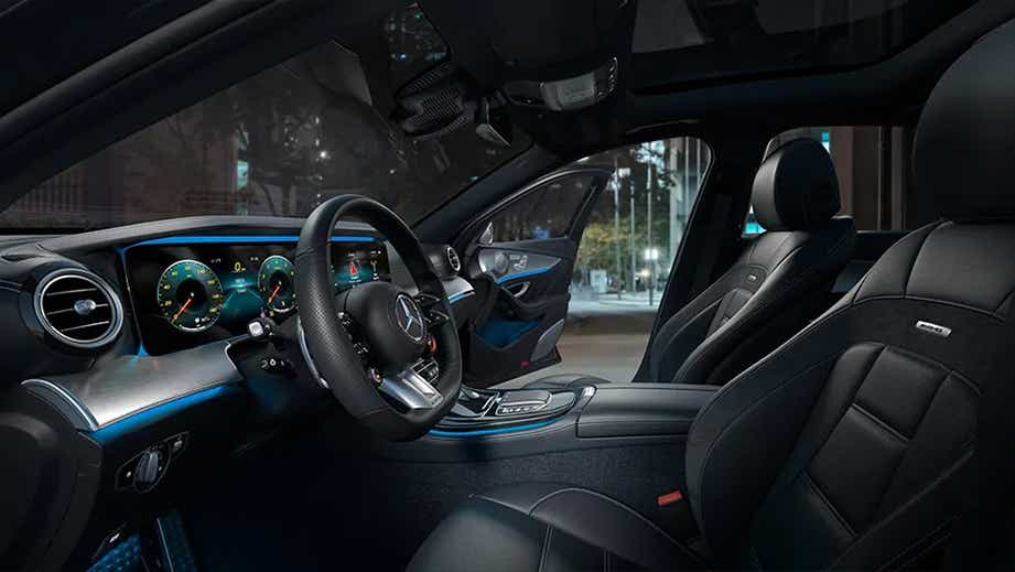 interior dashboard of a Mercedes-Benz AMG E 63