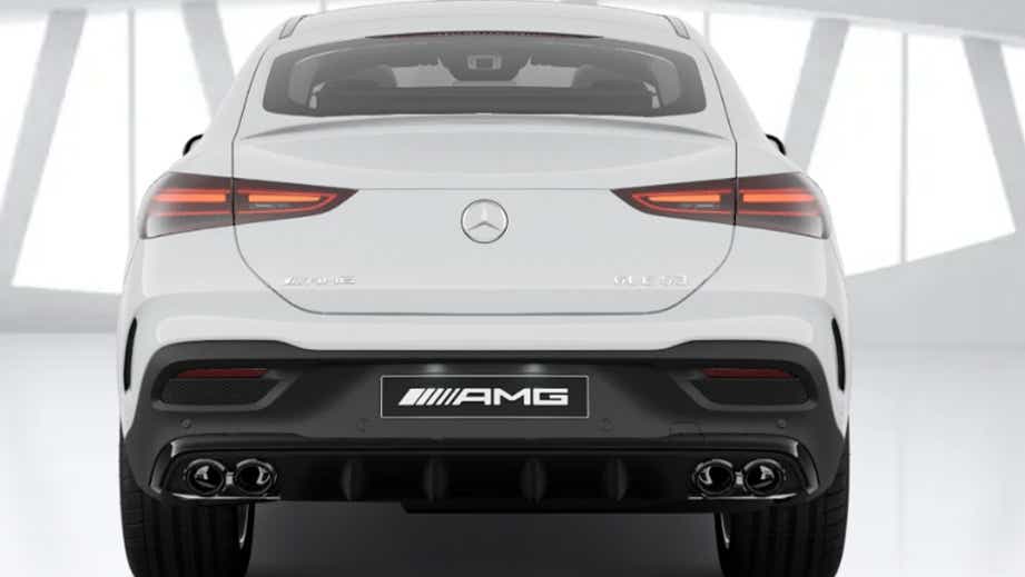 Rear view of a Mercedes-Benz AMG GLE 53 Coupe