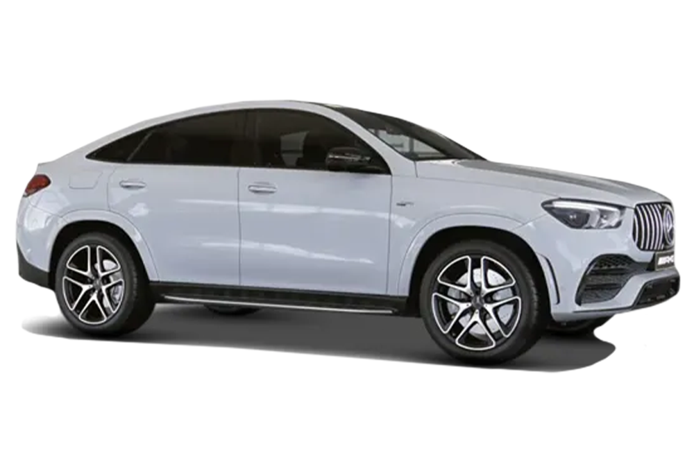 side view of a Polar White Mercedes-Benz AMG GLE 53
