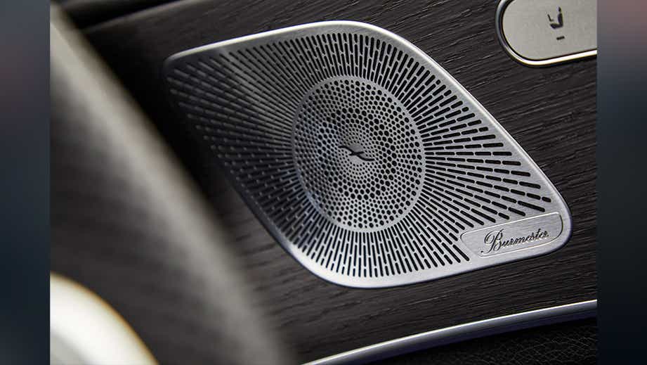 Speaker grille close-up of a Mercedes-Benz AMG GLE 53