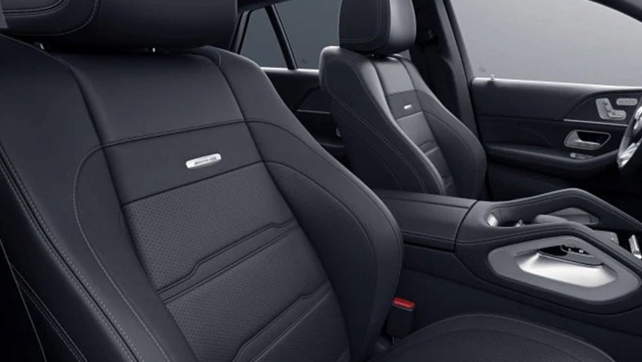 Front seats and interior of a Mercedes-Benz AMG GLE 63 S