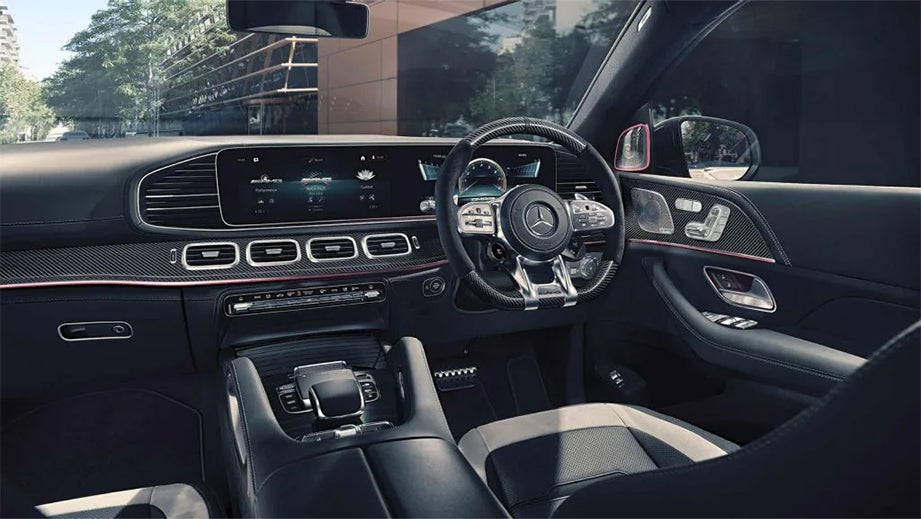 interior dashboard of a Mercedes-Benz AMG GLE 63 S