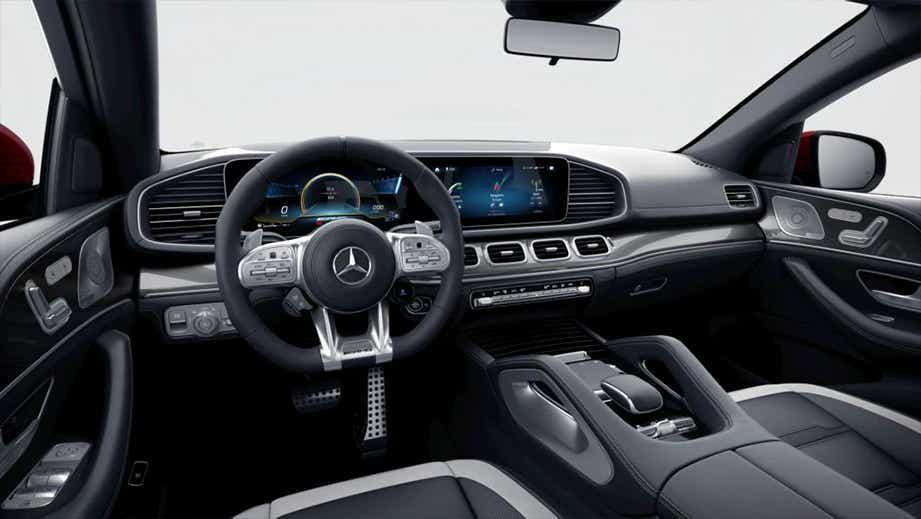 Interior dashboard view of a Mercedes-Benz AMG GLE 63 S