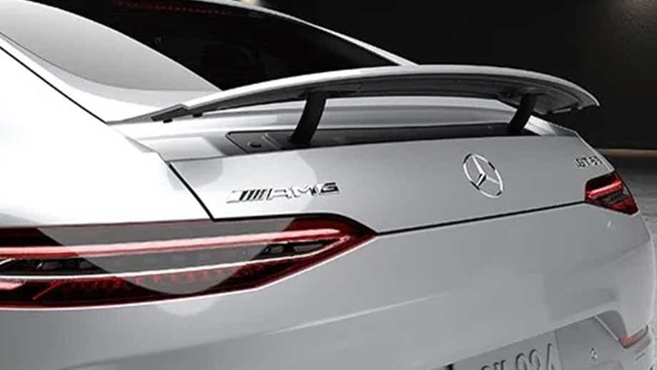 rear view of a Mercedes-Benz AMG GT 4 Door Coupe