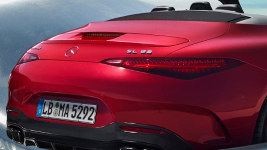 rear view of a Mercedes-Benz AMG SL 
