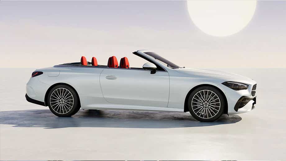 side view of a Mercedes-Benz CLE Cabriolet convertible